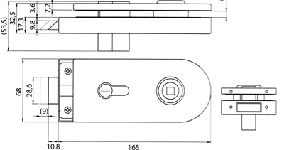 Panasonic glass door central lock